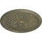 Ekena Millwork Juniper Ceiling Medallion (Fits Canopies up to 7"), Hnd-Painted Witch Hazel Crackle, 36"OD x 1 1/2"P CM36JUWHC - alternate 2
